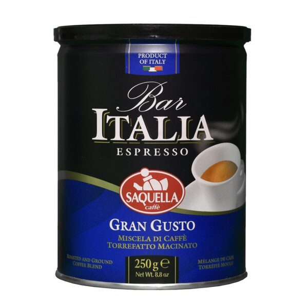 قوطی قهوه ایتالیا ساکوئلا مدل Gran Gusto